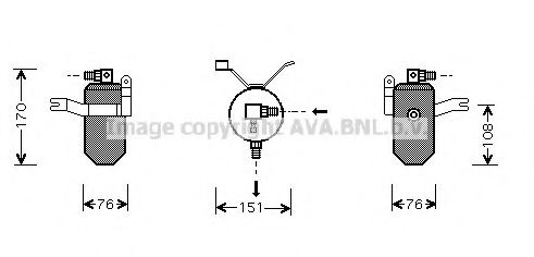 Imagine uscator,aer conditionat AVA QUALITY COOLING CND184