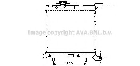 Imagine Radiator, racire motor AVA QUALITY COOLING CR2003