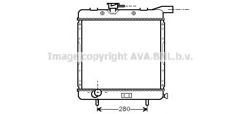 Imagine Radiator, racire motor AVA QUALITY COOLING CR2008