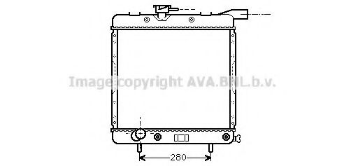 Imagine Radiator, racire motor AVA QUALITY COOLING CR2009