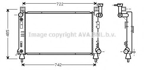 Imagine Radiator, racire motor AVA QUALITY COOLING CR2030