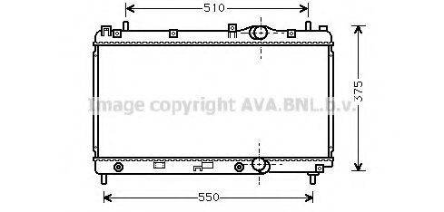 Imagine Radiator, racire motor AVA QUALITY COOLING CR2031