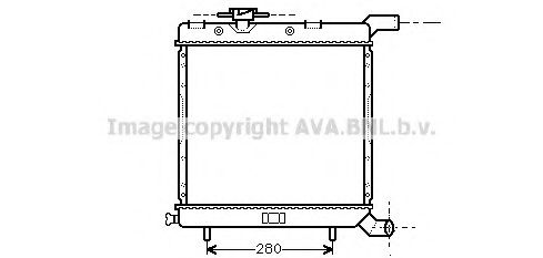 Imagine Radiator, racire motor AVA QUALITY COOLING CR2068