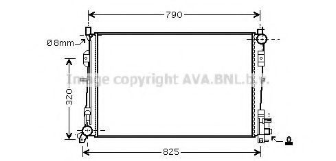 Imagine Radiator, racire motor AVA QUALITY COOLING CR2092