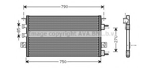 Imagine Condensator, climatizare AVA QUALITY COOLING CR5023