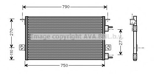 Imagine Condensator, climatizare AVA QUALITY COOLING CR5037