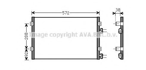 Imagine Condensator, climatizare AVA QUALITY COOLING CR5103