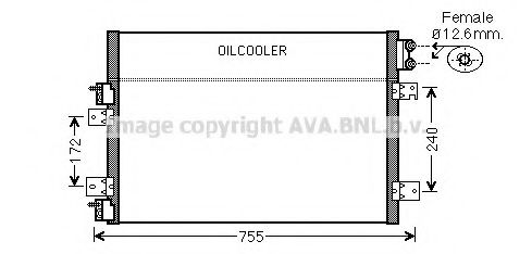 Imagine Condensator, climatizare AVA QUALITY COOLING CR5113