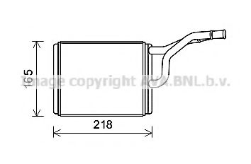 Imagine Schimbator caldura, incalzire habitaclu AVA QUALITY COOLING CR6137