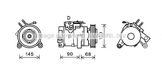 Imagine Compresor, climatizare AVA QUALITY COOLING CRAK133