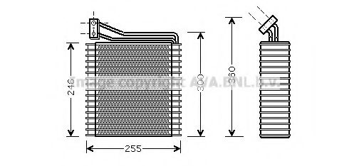 Imagine evaporator,aer conditionat AVA QUALITY COOLING CRV089