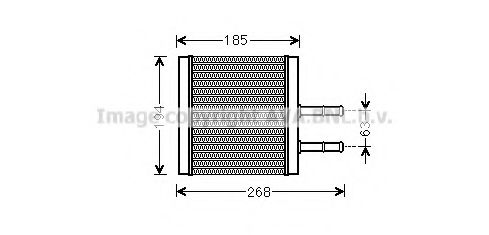 Imagine Schimbator caldura, incalzire habitaclu AVA QUALITY COOLING CT6042