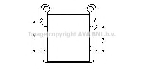 Imagine Intercooler, compresor AVA QUALITY COOLING DF4005