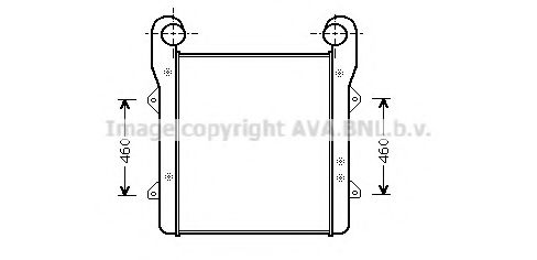 Imagine Intercooler, compresor AVA QUALITY COOLING DF4009