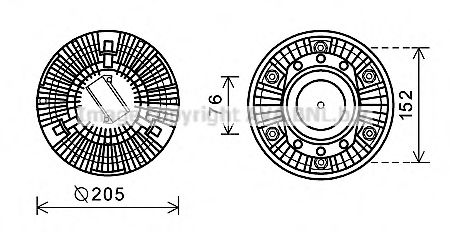 Imagine Cupla, ventilator radiator AVA QUALITY COOLING DFC050