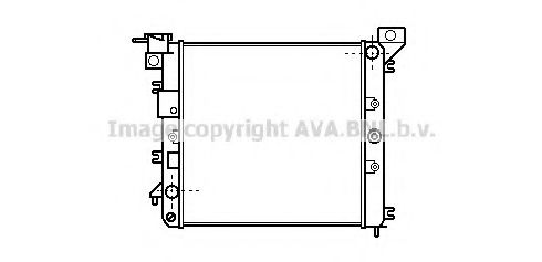 Imagine Radiator, racire motor AVA QUALITY COOLING DN2018