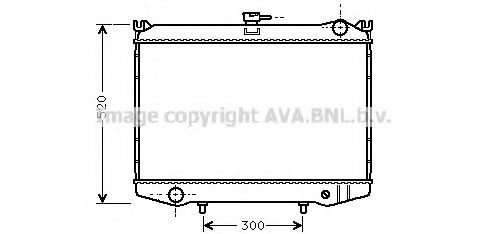 Imagine Radiator, racire motor AVA QUALITY COOLING DN2041