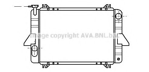 Imagine Radiator, racire motor AVA QUALITY COOLING DN2088