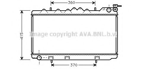 Imagine Radiator, racire motor AVA QUALITY COOLING DN2096