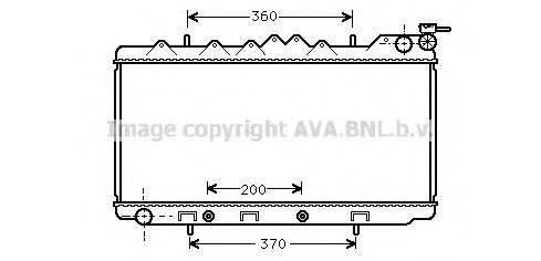 Imagine Radiator, racire motor AVA QUALITY COOLING DN2103