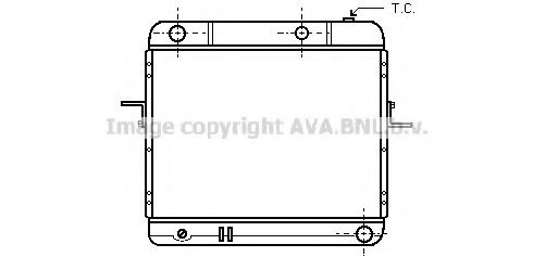 Imagine Radiator, racire motor AVA QUALITY COOLING DN2104