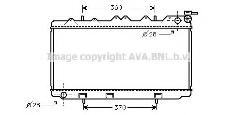 Imagine Radiator, racire motor AVA QUALITY COOLING DN2118