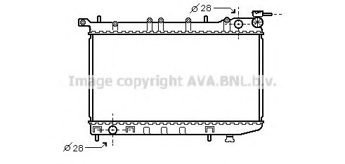 Imagine Radiator, racire motor AVA QUALITY COOLING DN2123