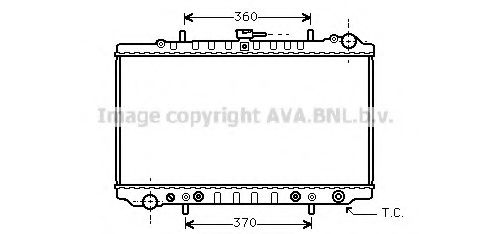 Imagine Radiator, racire motor AVA QUALITY COOLING DN2127