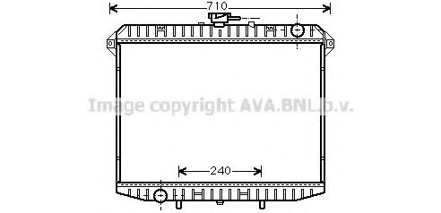 Imagine Radiator, racire motor AVA QUALITY COOLING DN2148