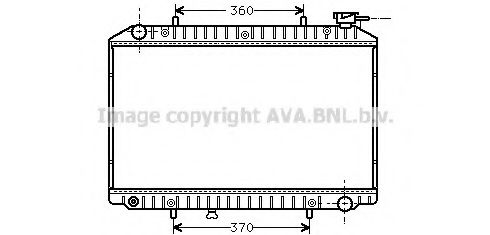 Imagine Radiator, racire motor AVA QUALITY COOLING DN2151