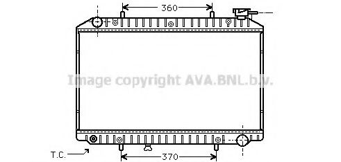 Imagine Radiator, racire motor AVA QUALITY COOLING DN2171