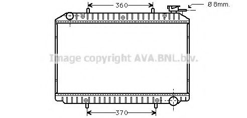 Imagine Radiator, racire motor AVA QUALITY COOLING DN2214