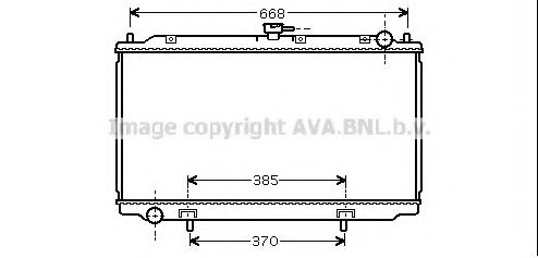 Imagine Radiator, racire motor AVA QUALITY COOLING DN2216