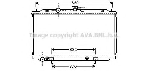 Imagine Radiator, racire motor AVA QUALITY COOLING DN2223