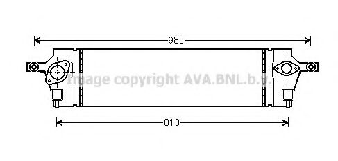 Imagine Intercooler, compresor AVA QUALITY COOLING DN4350