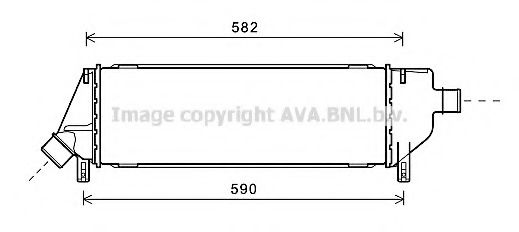 Imagine Intercooler, compresor AVA QUALITY COOLING DN4360