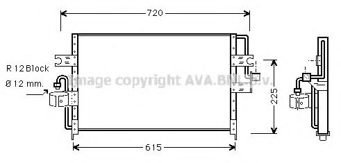 Imagine Condensator, climatizare AVA QUALITY COOLING DN5165