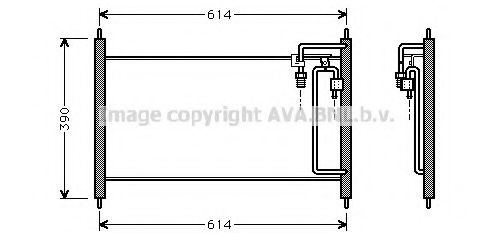 Imagine Condensator, climatizare AVA QUALITY COOLING DN5177