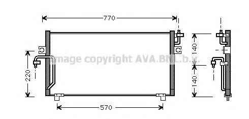 Imagine Condensator, climatizare AVA QUALITY COOLING DN5193