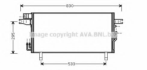 Imagine Condensator, climatizare AVA QUALITY COOLING DN5269