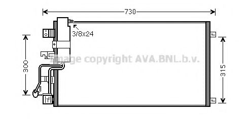 Imagine Condensator, climatizare AVA QUALITY COOLING DN5290D