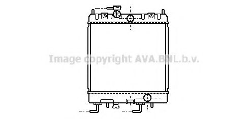 Imagine Radiator, racire motor AVA QUALITY COOLING DNA2168