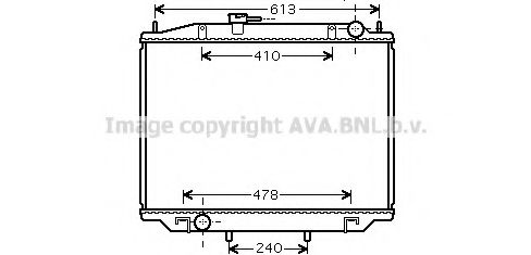 Imagine Radiator, racire motor AVA QUALITY COOLING DNA2300