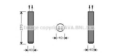 Imagine uscator,aer conditionat AVA QUALITY COOLING DND301