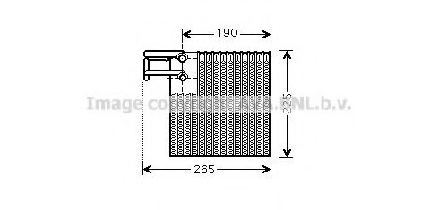 Imagine evaporator,aer conditionat AVA QUALITY COOLING DNV257