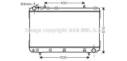 Imagine Radiator, racire motor AVA QUALITY COOLING DW2109