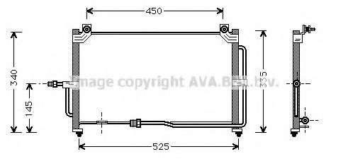 Imagine Condensator, climatizare AVA QUALITY COOLING DW5028