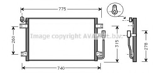 Imagine Condensator, climatizare AVA QUALITY COOLING DW5030