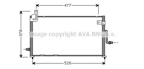 Imagine Condensator, climatizare AVA QUALITY COOLING DW5044