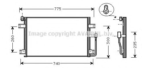 Imagine Condensator, climatizare AVA QUALITY COOLING DW5085